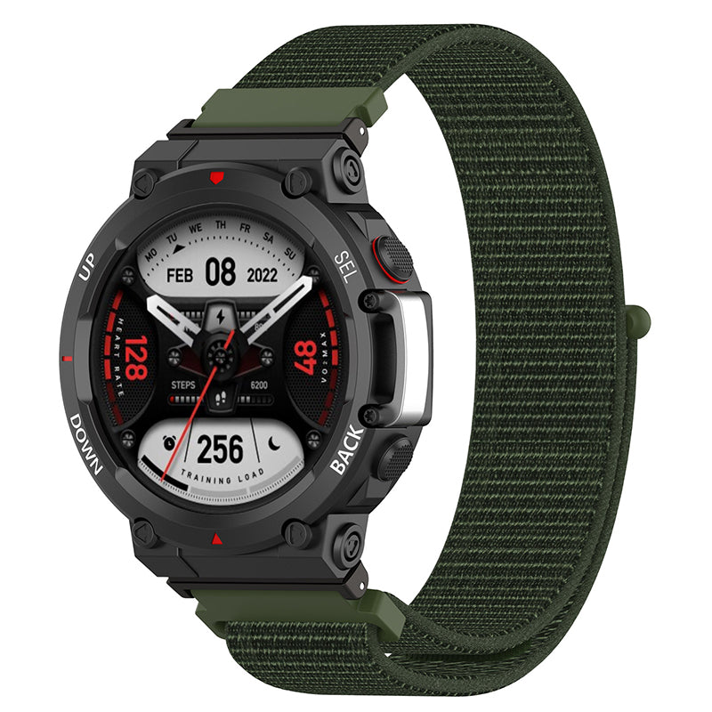 For Huami Amazfit T-Rex 2 Loop Sport Watch Strap Nylon Breathable Replacement Fastening Watchband Standard Size For Huami Amazfit T-Rex 2 Loop Sport Watch Strap Nylon Breathable Replacement Fastening Watchband Standard Size